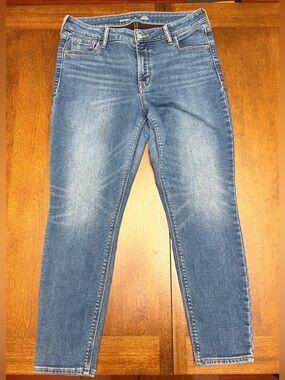 Old Navy High-Rise Rockstar Super Skinny Built-In Warm Jeans / 10P
